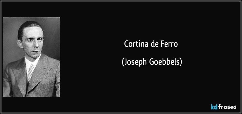 Cortina de Ferro (Joseph Goebbels)