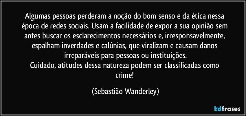 Ou instauramos o bom senso, ou nos ridicularizemos todos!